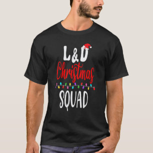 Weihnachts-Krankenschwester-Crew Matching ER Pfleg T-Shirt