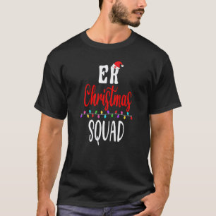 Weihnachts-Krankenschwester-Crew passende Notaufna T-Shirt