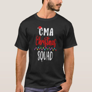 Weihnachts-Krankenschwester-Crew passende Notaufna T-Shirt
