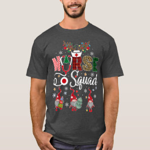 Weihnachts-Krankenschwester Crew Squad Xmas Pflege T-Shirt