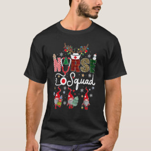 Weihnachts-Krankenschwester-Crew-Team Weihnachts-P T-Shirt