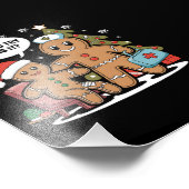 Weihnachts-Krankenschwester Gingerbread Mann haben Fotodruck (Ecke)