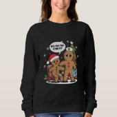 Weihnachts-Krankenschwester Gingerbread Mann haben Sweatshirt (Vorderseite)