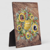 Weihnachts-Kranz-Collage Urlaub Fotoplatte (Seite)