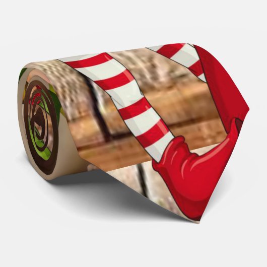 Weihnachts-Krawatte, Elf Krawatte (Gerollt)