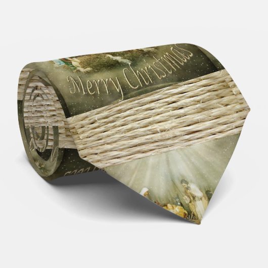 Weihnachts-Krawatte, Jesus Christus Krawatte (Gerollt)