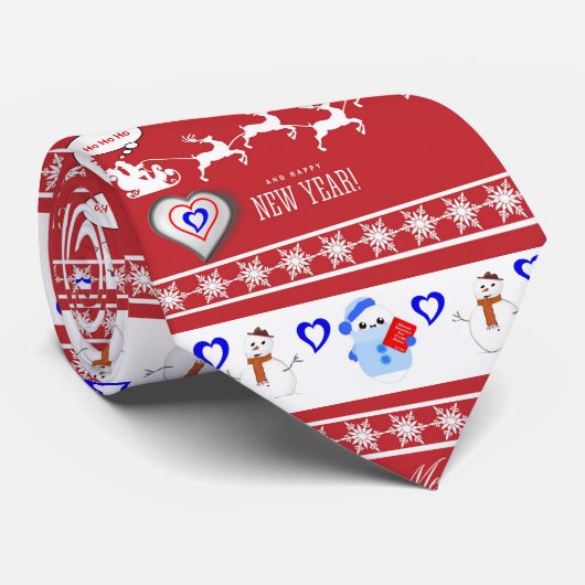 Weihnachts-Krawatte Krawatte (Gerollt)