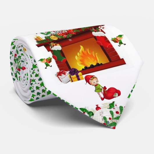 Weihnachts-Krawatte Krawatte (Gerollt)