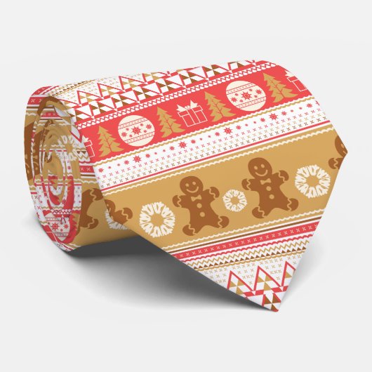 Weihnachts-Krawatte Krawatte (Gerollt)