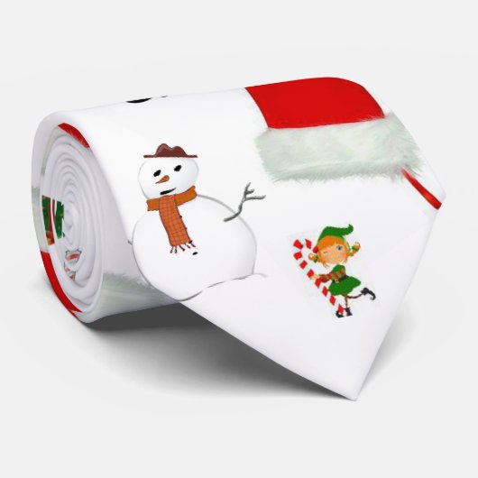 Weihnachts-Krawatte Krawatte (Gerollt)