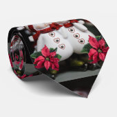 Weihnachts-Krawatte, Schneemann Krawatte (Gerollt)