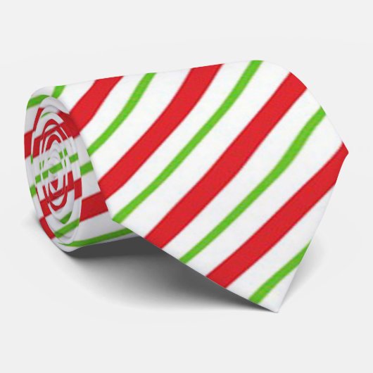Weihnachts-Krawatte/Streifen Krawatte (Gerollt)