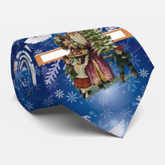 Weihnachts-Krawatte, Vintag Krawatte (Gerollt)