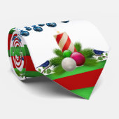 Weihnachts-Krawatte, Weihnachtskerze Krawatte (Gerollt)