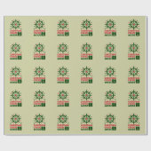 Weihnachts-Kreuzfahrt auf dem Schiff Weihnachten 2 Geschenkpapier (Flach)