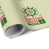 Weihnachts-Kreuzfahrt auf dem Schiff Weihnachten 2 Geschenkpapier (Rolleneckpunkt)