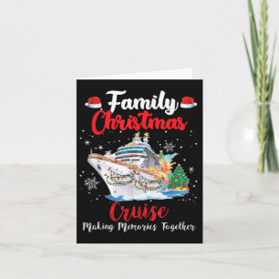 Weihnachts-Kreuzfahrt Merry Cruisemas Bootsfahrt Karte