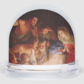 Weihnachts-Krippe Art Snow Globe Schneekugeln (Rückseite)