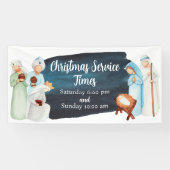 Weihnachts-Krippe Banner (Horizontal)