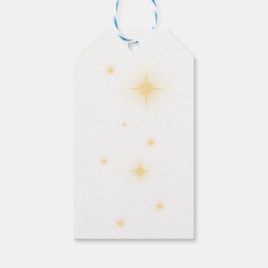 Weihnachts-Krippe-Geschenktasten Geschenkanhänger (Rückseite)