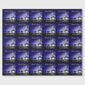 Weihnachts-Krippe-Ruhm zu Gott Christlich Geschenkpapier (Flach)