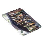 Weihnachts-Krippe. Sanibel Is., USA Magnet (Rechte Seite)