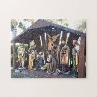 Weihnachts-Krippe. Sanibel Is., USA Puzzle