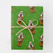 Weihnachts-Krippe-Schafmuster Geschenkpapier Set (Beispiel)