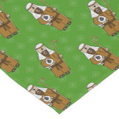 Weihnachts-Krippe-Schafmuster Kurzer Tischläufer (Ecke)