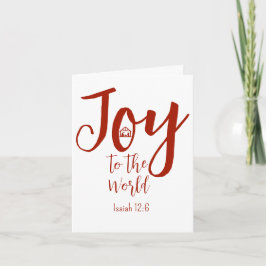 Weihnachts-Krippenfreude in der Welt Rot und Weiß Feiertagskarte