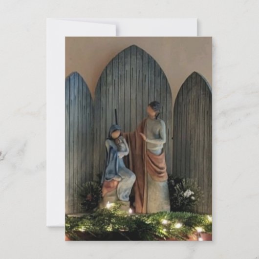 Weihnachts-Krippenszene (Vorderseite)