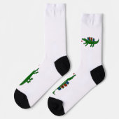 Weihnachts-Krokodil-Crew-Socken Socken (Linkes Detail)