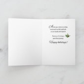 Weihnachts-Kundenbewertungs-Kardinal Karte (Innenseite)