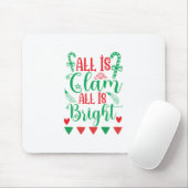 Weihnachts-Kunst alles in Ordnung Mousepad (Mit Mouse)