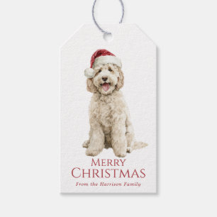 Weihnachts-Labradoodle-Geschenkanhänger Geschenkanhänger
