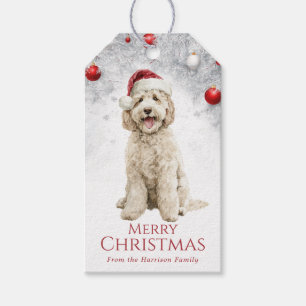 Weihnachts-Labradoodle-Geschenkanhänger Geschenkanhänger