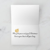 Weihnachts-Labrador Feiertagskarte (Innenseite)