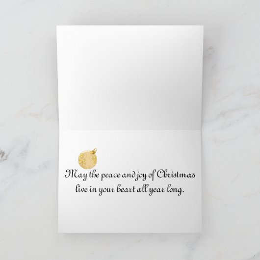 Weihnachts-Labrador Feiertagskarte (Innenseite)