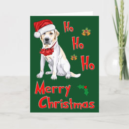 Weihnachts-Labrador Feiertagskarte