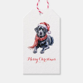 Weihnachts-Labrador-Geschenkanhänger Geschenkanhänger