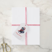 Weihnachts-Labrador-Geschenkanhänger Geschenkanhänger (Mit Garn)