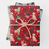 Weihnachts Labrador Retriever Geschenkpapier Set (Beispiel)