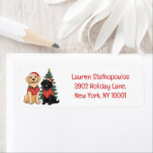 Weihnachts-Labrador Retriever Hunde (Insitu)