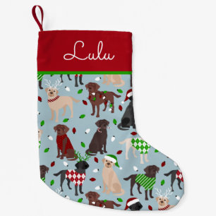 Weihnachts Labrador Retriever Hunde Individuelle N Kleiner Weihnachtsstrumpf