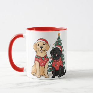 Weihnachts-Labrador Retriever Hunde Tasse