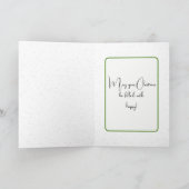 Weihnachts-Labrador-Retriever im Schnee Karte (Innenseite)