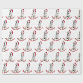 Weihnachts-Labrador Retriever mit Stethoskop Geschenkpapier (Flach)