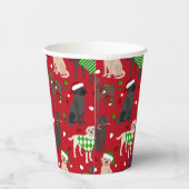 Weihnachts Labrador Retriever Paper Cups Pappbecher (Rechts)