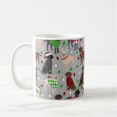 Weihnachts Labrador Retriever Tasse (Links)