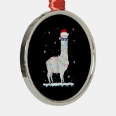 Weihnachts Lama Maske 2020 Weihnachten Familie Paj Ornament Aus Metall (Rechts)